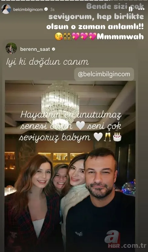 Yılmaz Erdoğan'ın eski eşiydi! Beren Saat 17 yıllık dostu Belçim Bilgin'in yeni yaşını kutladı 4