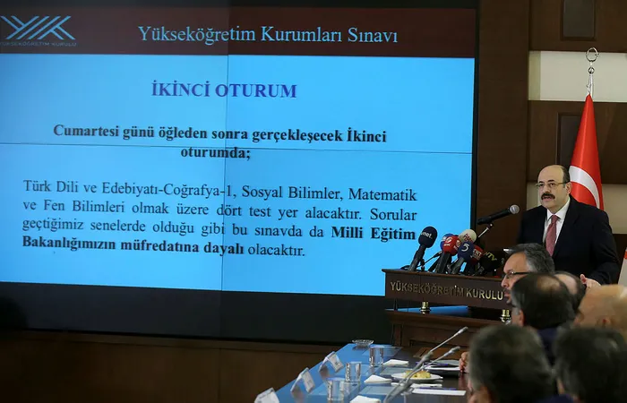 YÖK Başkanı Yekta Saraç, üniversiteye girişte yeni sistemi açıkladı - 2