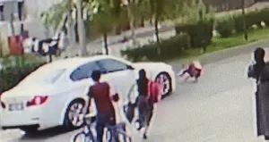 Yaya geçidinde araba çarpan küçük kız, taburcu oldu