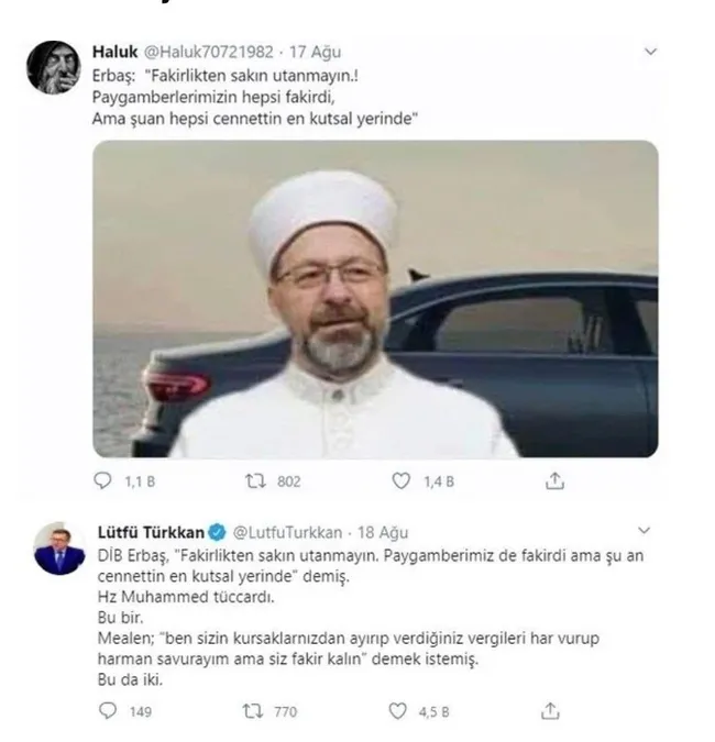 Diyanet İşleri Başkanlığı Basın Müşaviri Burak Orhan'dan, İslam'ı hedef alan İYİ Partili Lütfü Türkkan’a sert tepki! - 5