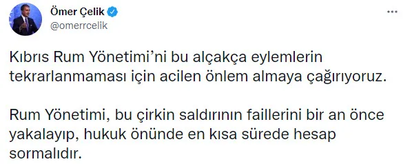 Son dakika: Türkiye’den Larnaka Ulu Camii’ne yapılan saldırıya sert tepki
