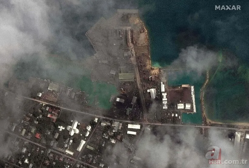 Keşif uçakları bölgeye gönderildi! Tonga'da meydana gelen volkan patlaması ve tsunami sonrası 100 bin kişiyle iletişim koptu 6