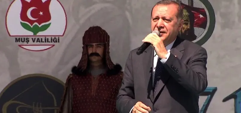 Malazgirt 1071 Anma Programı’nda konuşan Erdoğan: Tüm dünya şaştı kaldı!