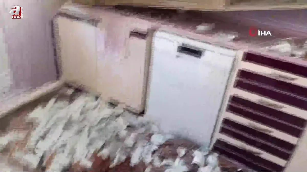 Bir inat uğruna… Mutfak harabeye döndü