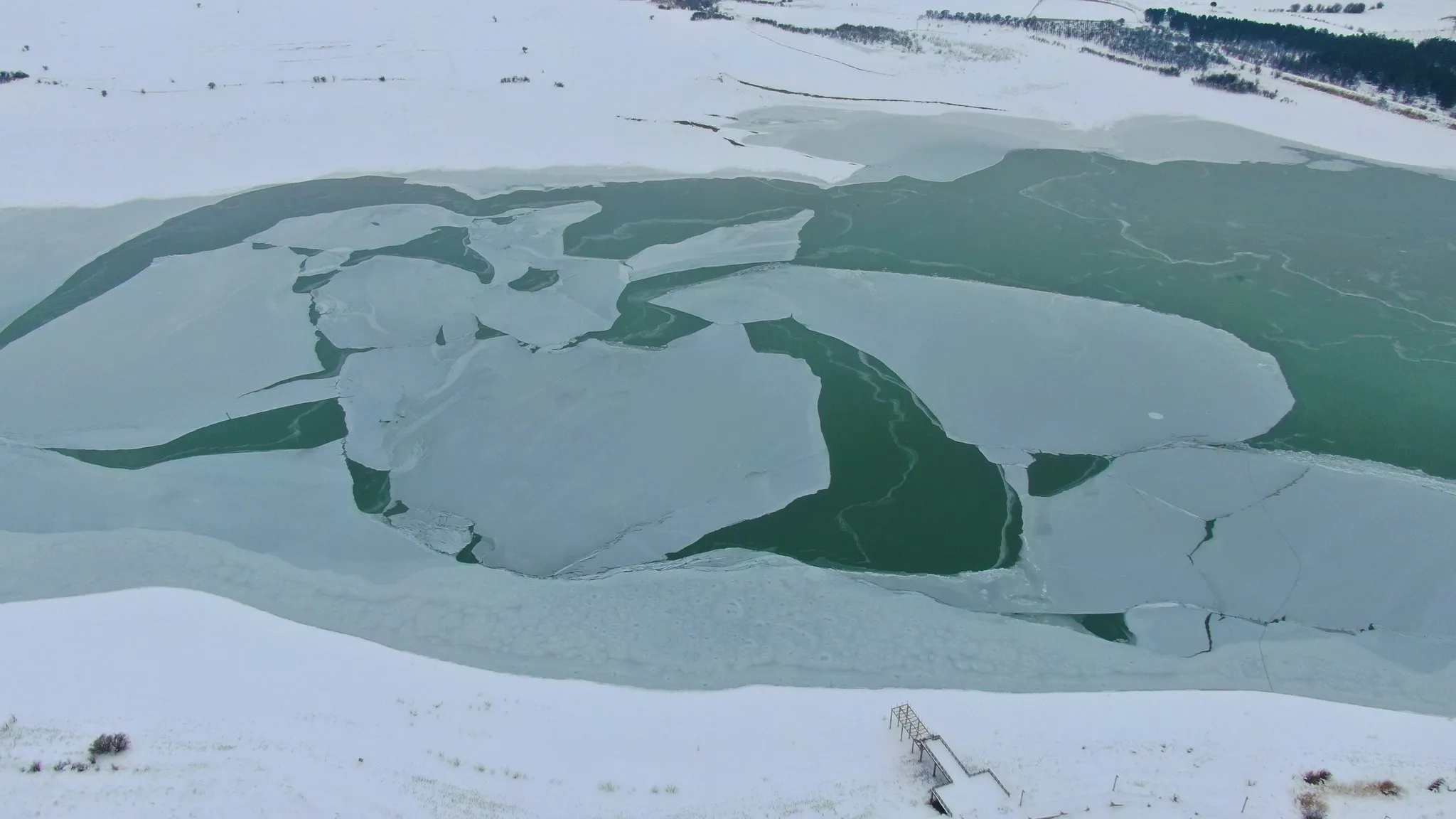 Bu görüntüler Antarktika'dan değil! Dikkat çeken görüntüler