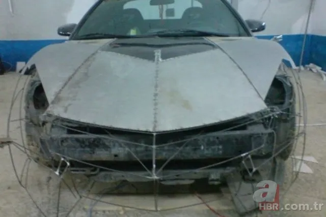 Çinli makinist evinde Lamborghini yaptı! 3