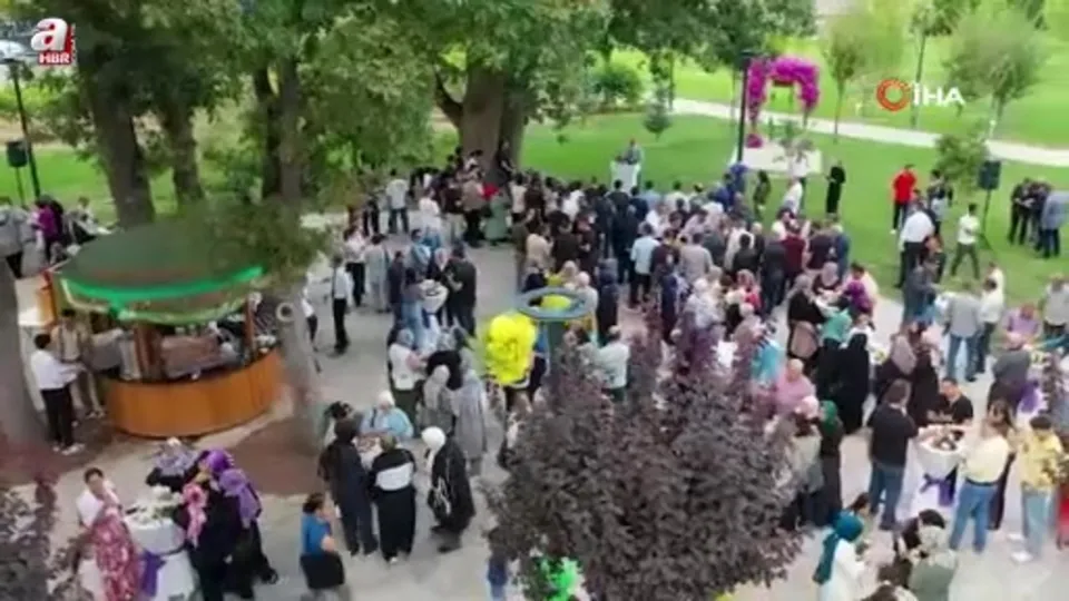 Meram Bağı’nda kazanlar kuruldu