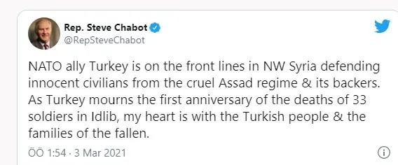 Son dakika: İletişim Başkanı Fahrettin Altun'dan Steve Chabot’ın sözleri hakkında açıklama - 2