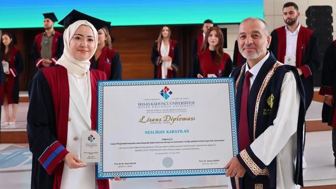 Hasan Kalyoncu Üniversitesi mezuniyet coşkusu yaşandı!