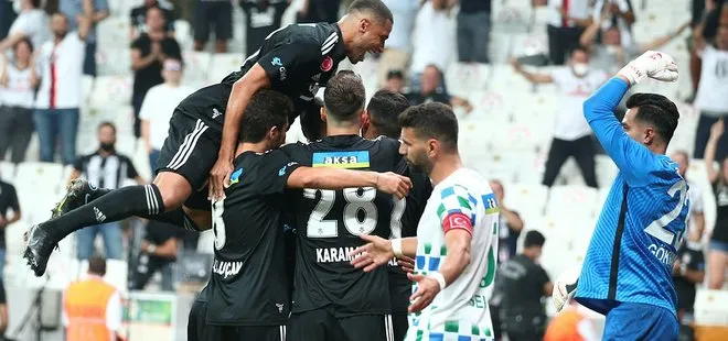 Son şampiyon Beşiktaş galibiyetle başladı! Beşiktaş 3-0 Çaykur Rizespor