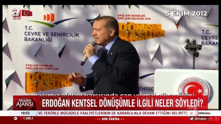 Başkan Erdoğan'ın 2012'den 2023'e 'kentsel dönüşüm' çağrıları: Muhalefet ayak bağı olurken o her fırsatta uyarıp "Bize yardımcı olun" vurgusu yaptı 3