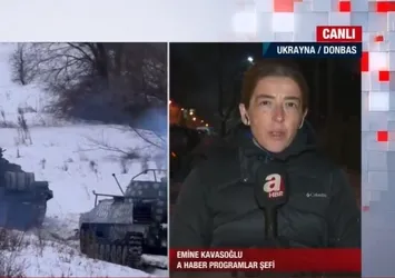 Rusya ve Ukrayna arasında gerginlik artıyor! Askerler şehir merkezinde! Çok sayıda siper kazıldı... Emine Kavasoğlu Donbas'tan aktardı