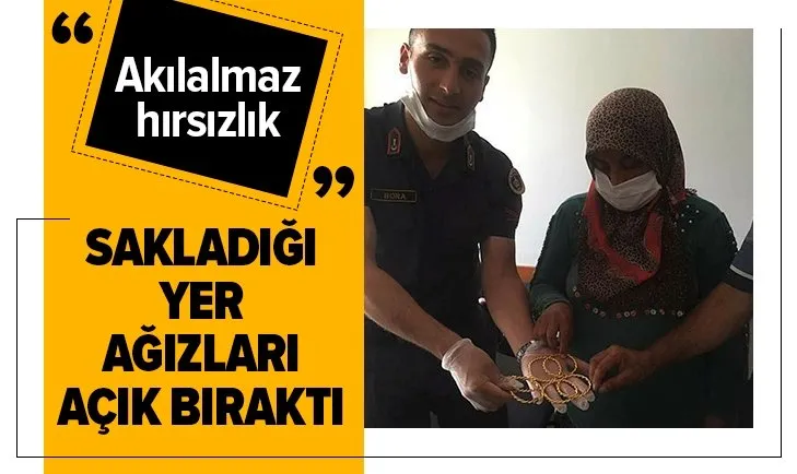 Mersin’de yengesinin duvar içine sakladığı 110 bin liralık altınlarını çaldı