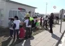 100 öğrenci 116 adet fidan dikti