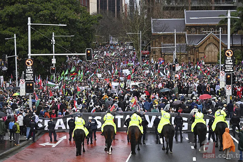 Sydney’de 90 bin kişi İsrail’in Gazze’ye saldırılarını protesto etti: “Soykırım durmalı” 7