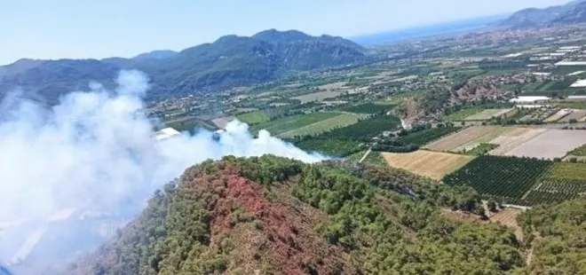 Muğla'da korkutan orman yangını: 3 saat sonra kontrol altına alındı