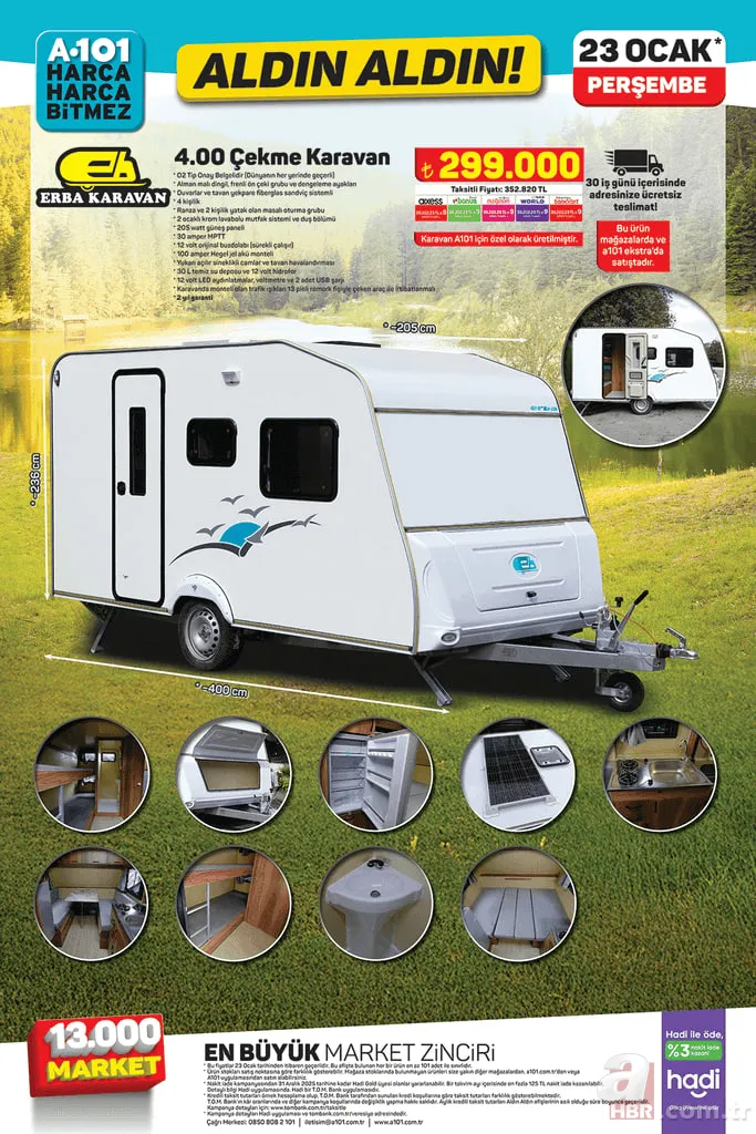 A101 23 Ocak aktüel kataloğu Aldın Aldın indirimleri: Dik süpürge, kettle, yoğurt, peynir 3