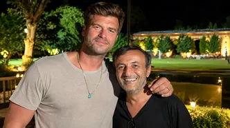 Kıvanç Tatlıtuğ ile Ersin Korkut arasında eğlenceli anlar: "İnsanlığın ilk hali ben, son hali o"