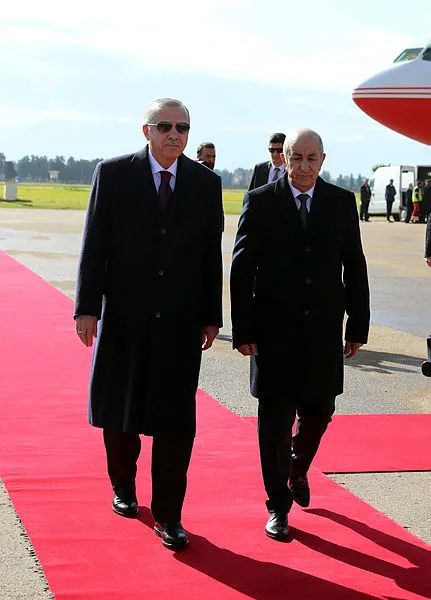 Son dakika: Başkan Erdoğan'a Cezayir’de resmi karşılama töreni - 2