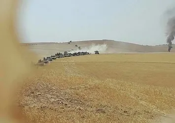 ÖSO'nun ilk icraatı sınırdaki DAEŞ bayrağını indirmek oldu