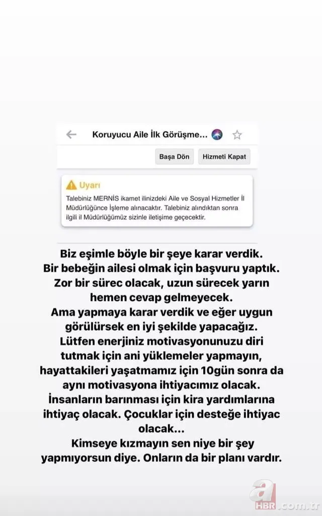 Hande Erçel’in ablası Gamze Erçel ve Caner Yıldırım depremden kurtulan bir bebeğe aile olacak 3