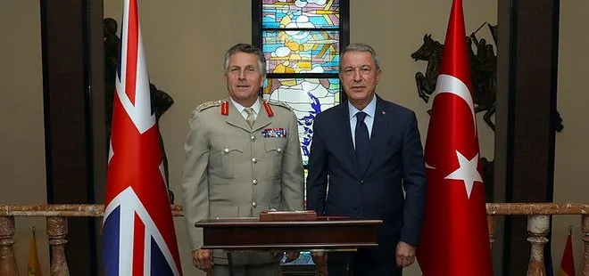 Savunma Bakanı Hulusi Akar İngiltere Genelkurmay Başkanı Carter’ı kabul etti |Video