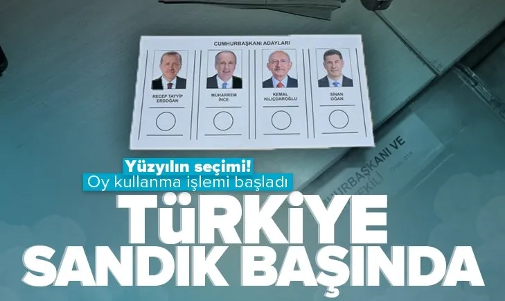 Türkiye sandık başında: Milyonlarca seçmen oy kullanıyor! Görevliler sandık yemini ederek göreve başladı
