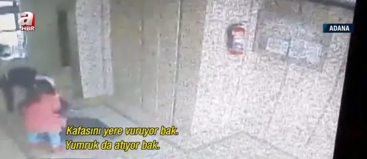 Apartmandan çığlık sesleri yükseldi! Adana’da kadınlar arasında kavga kamerada