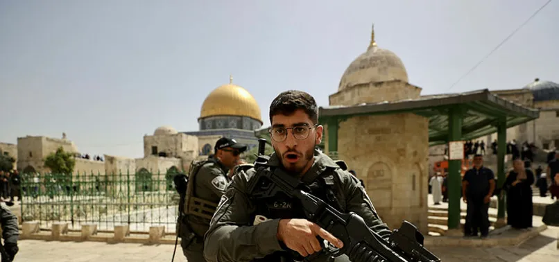 Son dakika: İsrail'den Mescid-i Aksa'ya baskın