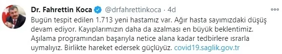 Sağlık Bakanlığı 2 Ocak 2021’e ait korona virüs vaka sayısını açıkladı | Türkiye’de bugün Kovid-19’dan kaç kişi öldü?