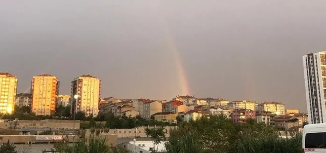 İstanbul’da gökkuşağı sürprizi