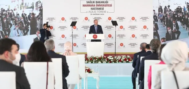 Başkan Erdoğan’dan Marmara Üniversitesi Hastanesi açılışında flaş açıklamalar