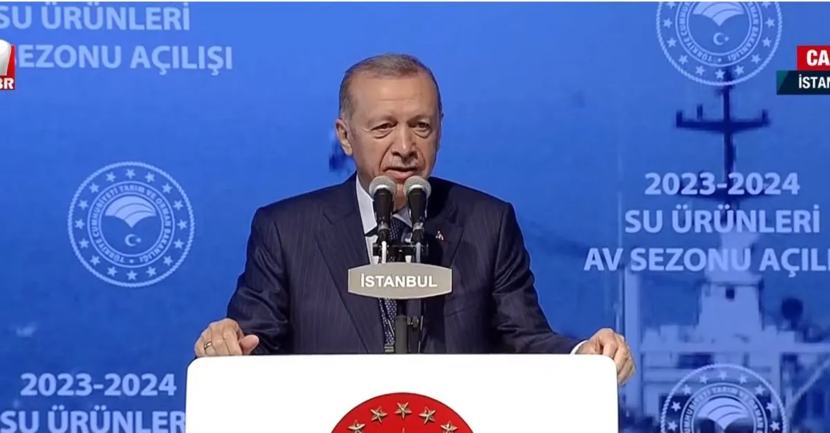 Başkan Erdoğan'dan 2023-2024 su ürünleri av sezonu açılış programında önemli açıklamalar