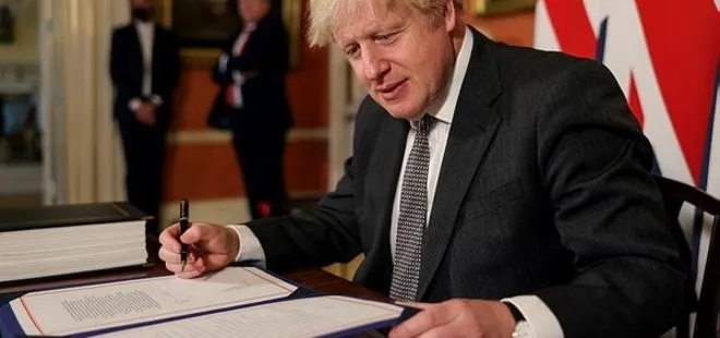 Son dakika: İngiltere Başbakanı Johnson AB ile ticaret anlaşmasını imzaladı! Harika bir yıl olacak
