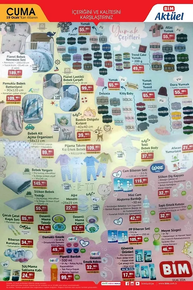 19 Ocak BİM aktüel ürünler kataloğu geldi! BİM’de 55 UHD Android TV, Toz Torbasız Elektrikli Süpürge ve Mikrodalga Fırın fiyatlarıyla öne çıkıyor.