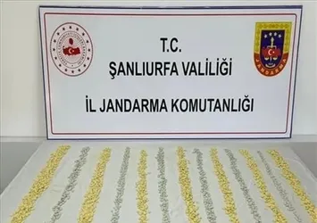 Şanlıurfa'da 2 bin 128 uyuşturucu hap ele geçirildi