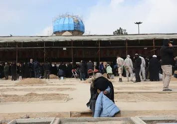 A Haber Tahran'daki Beheşti Zehra mezarlığında!