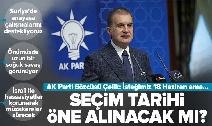 Ömer Çelikten flaş açıklamalar