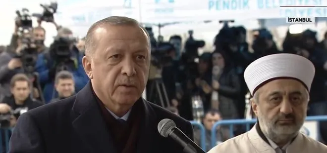 Son dakika: Başkan Erdoğan İdlib şehidi Emre Baysal’ın cenaze törenine katıldı