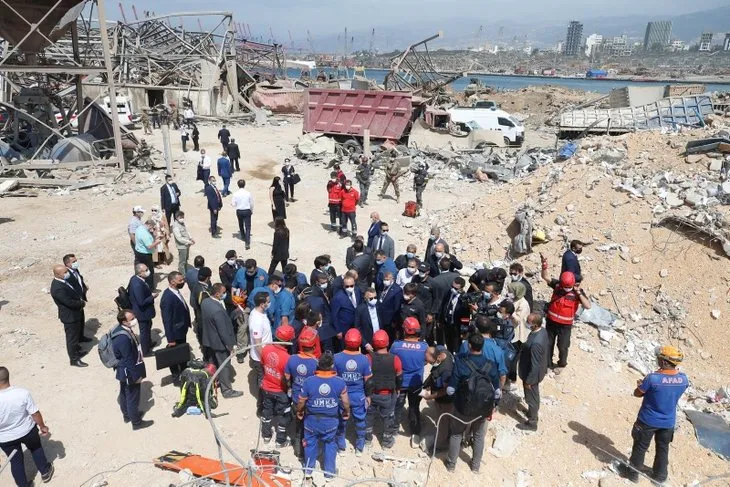 Türk heyetine Lübnan’da yoğun ilgi! Üst düzey ziyaretten dikkat çeken kareler