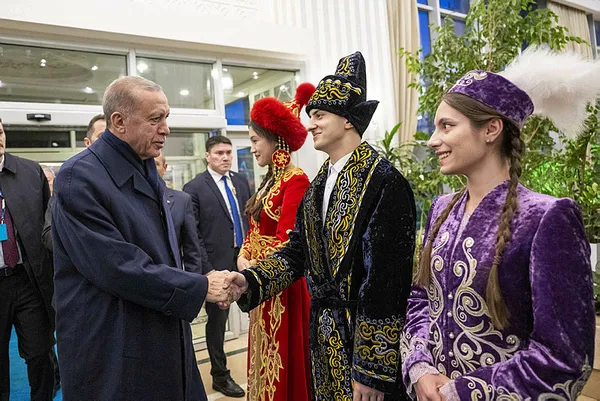 Başkan Recep Tayyip Erdoğan Türk Devletleri Teşkilatı 10’uncu Zirvesi için Astana’da