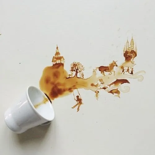 Kahveyi sanata dönüştürdü