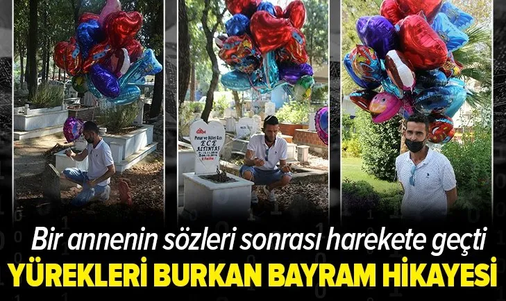 Antalya'da çocuk mezarlarına balon bağlanmasının yürekleri burkan hikayesi: Çocuğum mezarda o gelemez