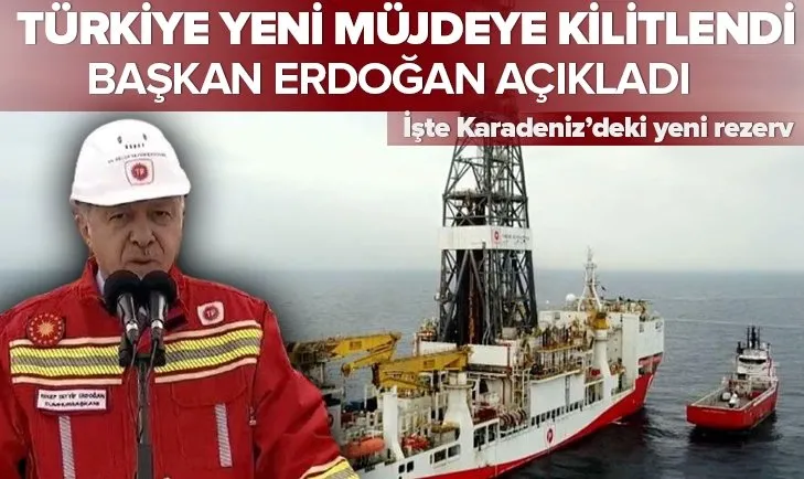 Başkan Erdoğan müjdeyi açıkladı! İşte Karadeniz’deki yeni rezerv