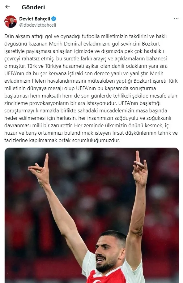 UEFA’dan Merih Demiral hakkında skandal soruşturma! Alman bakanın yaptırım çağrısına Türkiye’den tokat gibi yanıt! Jet hamle...