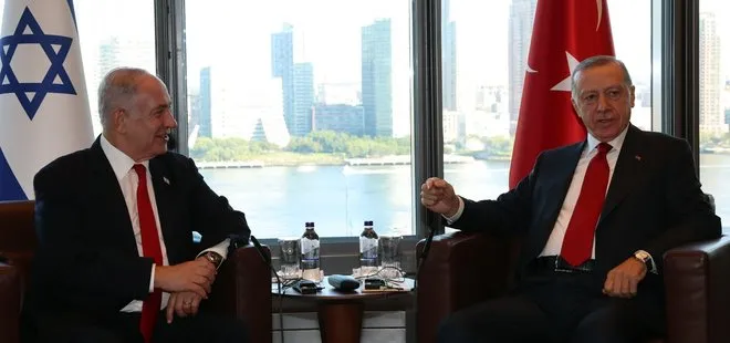 Başkan Erdoğan, ABD’de İsrail Başbakanı Binyamin Netanyahu ile görüştü: Ülkemiz ve bölgemiz için hayırlı vesile olsun