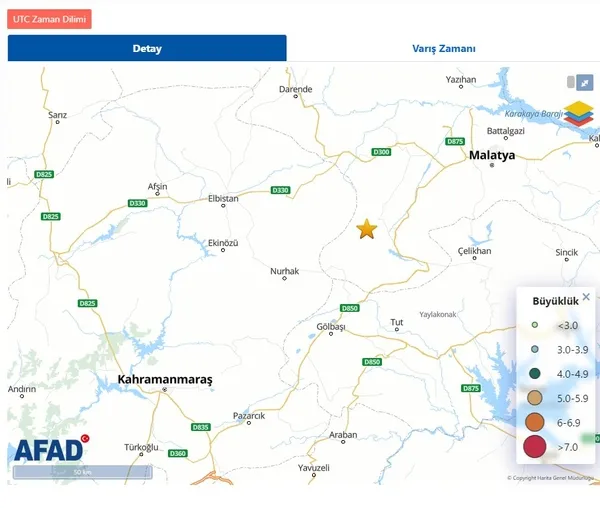 Malatya'da yeni deprem | 2023 AFAD son depremler - 2