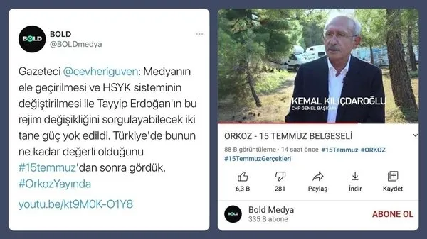 Son dakika: Sabah yazarı Melih Altınok: FETÖ’cülerin 15 Temmuz belgeselinin yıldızı Kemal Bey!