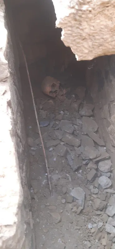 Kağıthane'de şoke eden olay! Kazı çalışmalarında kafatası ve iskelet bulundu - 4