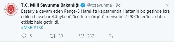 Son dakika: Kuzey Irak'a hava harekatı! 7 terörist etkisiz hale getirildi - 1